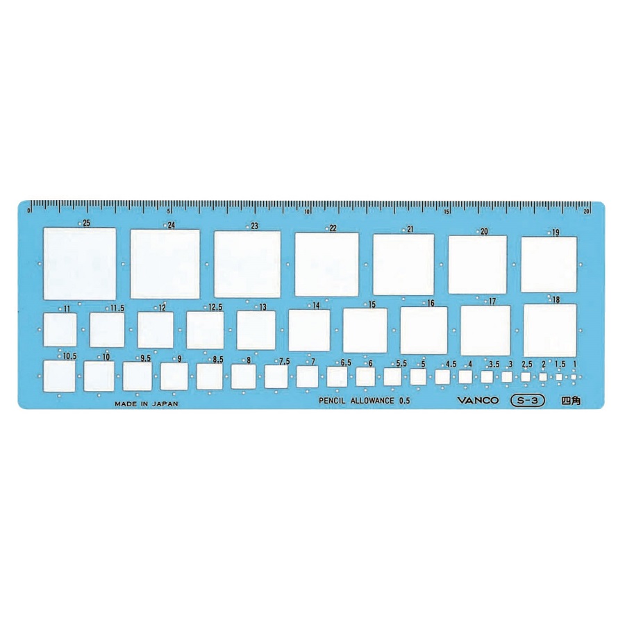 テンプレート S−1（円テンプレート定規） | バンコ商品
