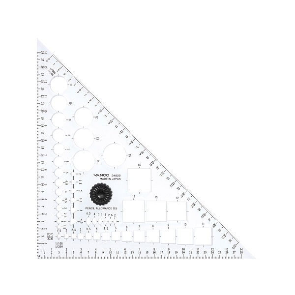 三角定規型テンプレート 34822 | バンコ商品カタログページ