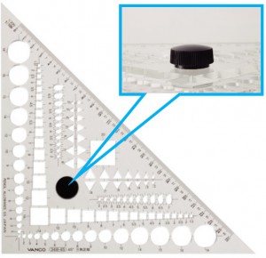 三角定規45度 テンプレートプラス | バンコ株式会社